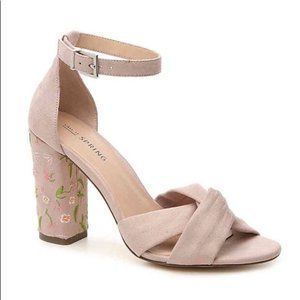 CALL IT SPRING Eudoline Floral Block Heeled Sandal